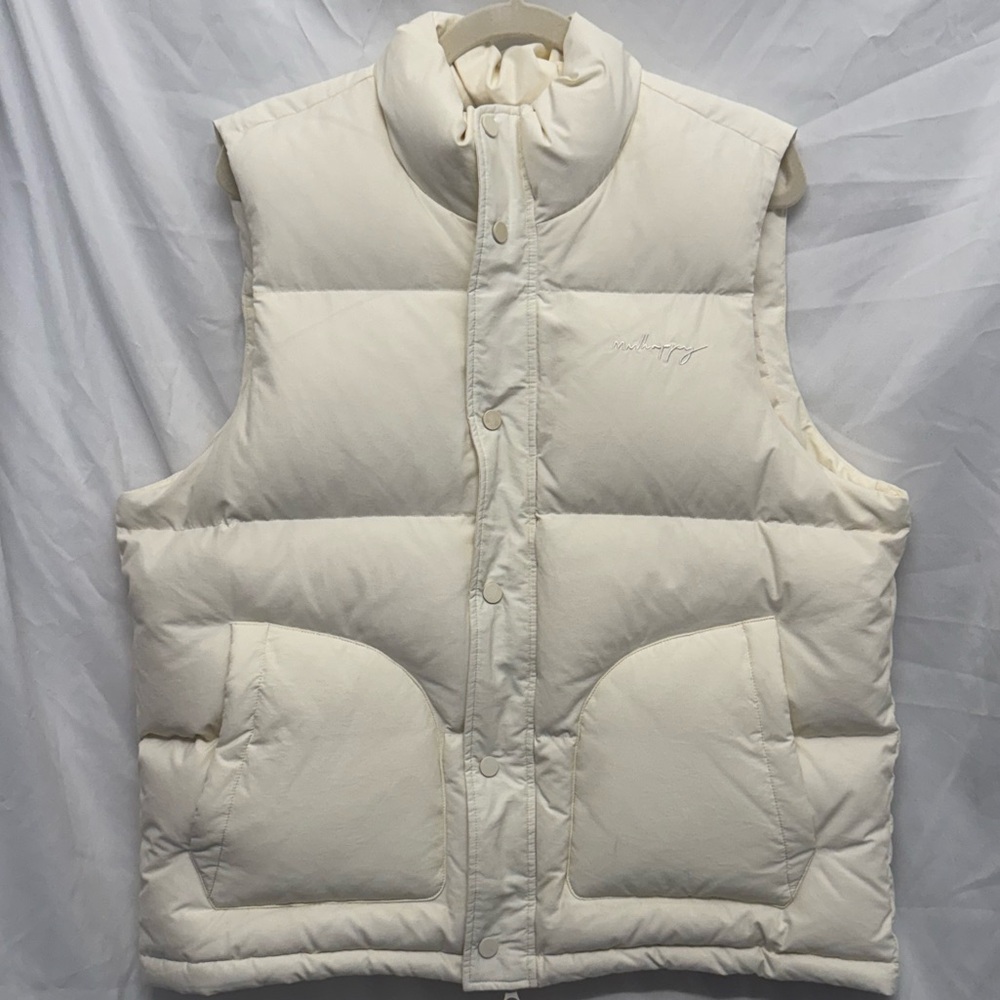 Madhappy Cream Puffer Vest